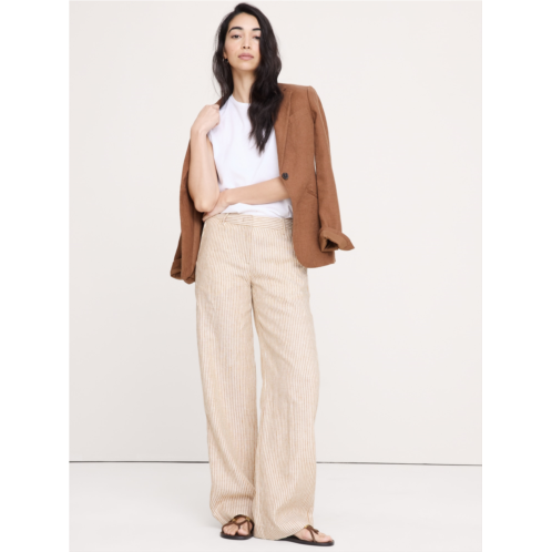 Bananarepublic The Everyday Wide-Leg Pant in Linen