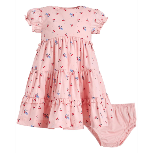 Janie and Jack Floral Cherry Dress (Infant)