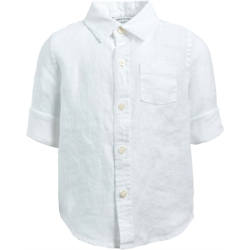 Janie and Jack Linen Roll Up Shirt (Infant)