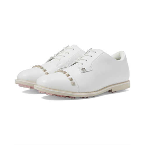 Womens GFORE Gallivanter Pebble Leather Stud Cap Toe Golf Shoes