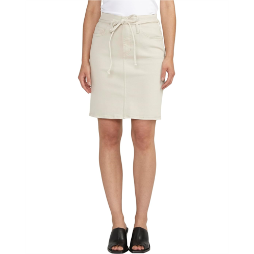 Womens Jag Jeans Knee Length Skirt
