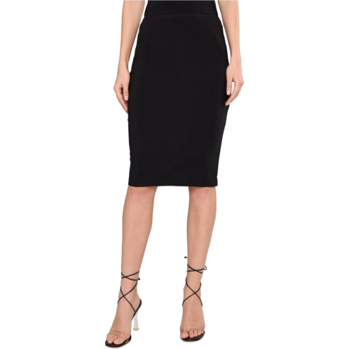 Womens Norma Kamali Straight Skirt To Knee