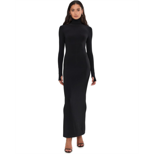 Womens Norma Kamali Turtle Long Dress
