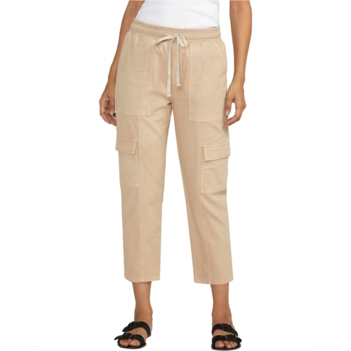 Womens Jag Jeans Textured Cargo Crop