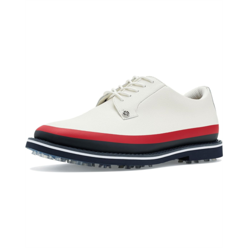 Mens GFORE Gallivanter Tuxedo Stripe Leather Golf Shoes