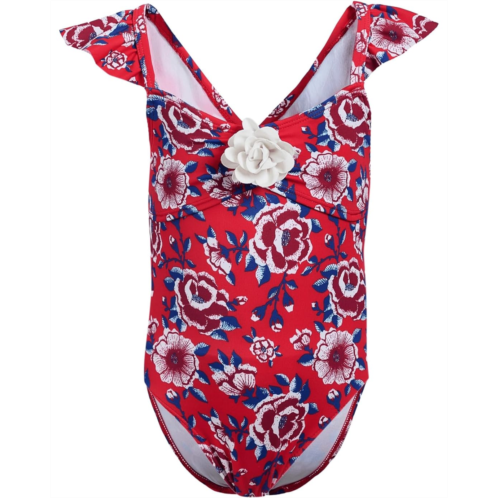 Janie and Jack Rosette Floral Onepiece Swim (Infant)