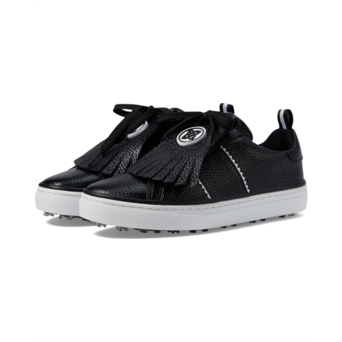 Womens GFORE Durf Pebble Leather Kiltie Golf Shoes