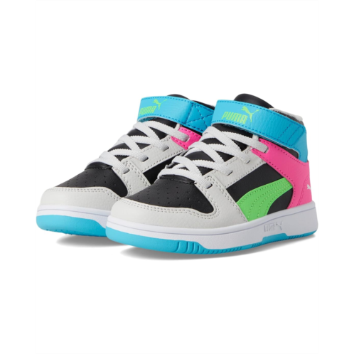 PUMA Kids Rebound Layup Mid Hook And Loop (Little Kid)