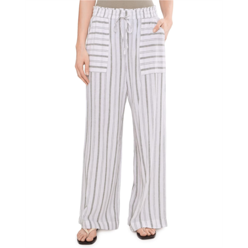 Womens Splendid Stella Linen Trim Pants