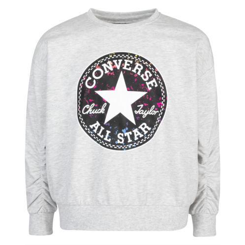Converse Kids Ruched Chuck Patch Crew (Little Kids)