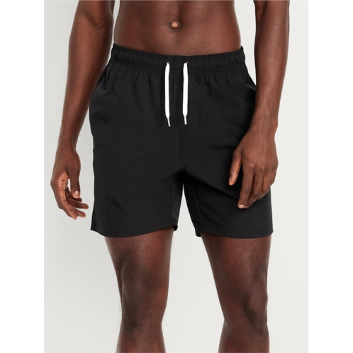 OldNavy Solid Swim Trunks -- 7-inch inseam