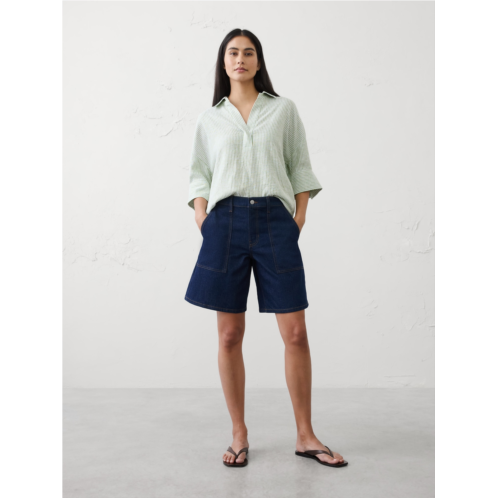 bananarepublic Mid-Rise Denim Bermuda Short