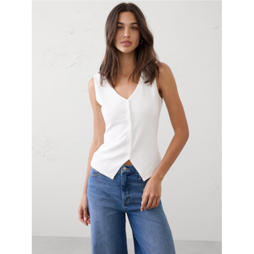 bananarepublic Jacquard Crinkled Vest Top