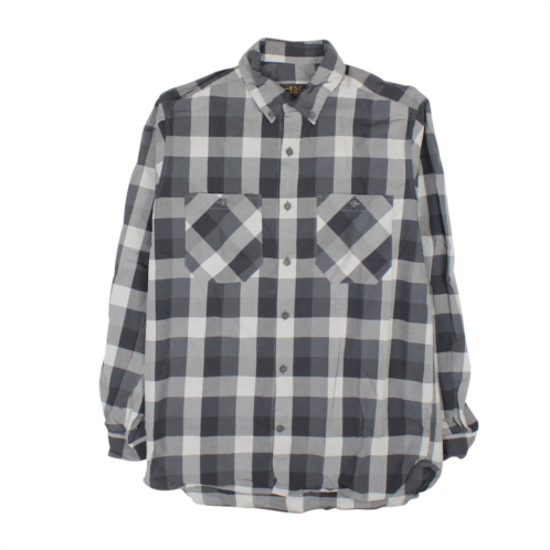 Freeman grey checkered long sleeve shirt