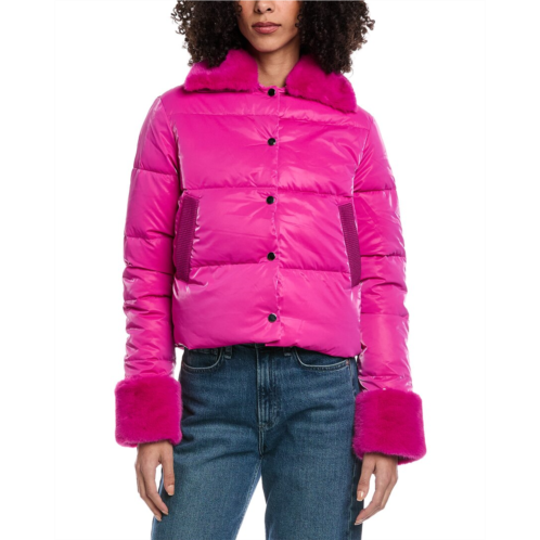 La Fiorentina metallic puffer jacket