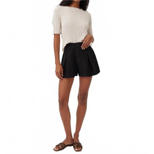 Bella Dahl culotte shorts in black