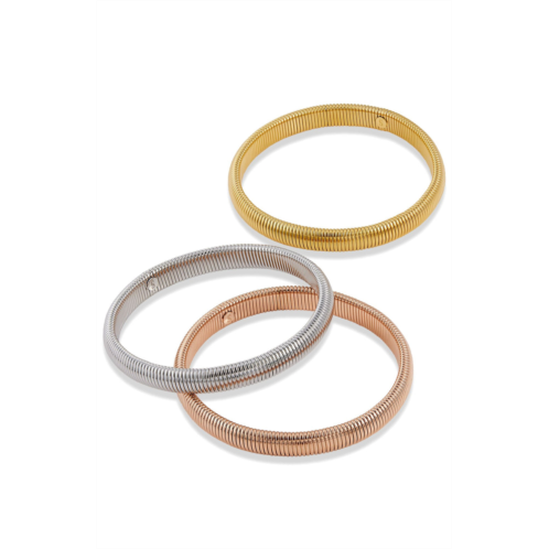 SAVVY CIE JEWELS 3 gold colors bangle bracelet