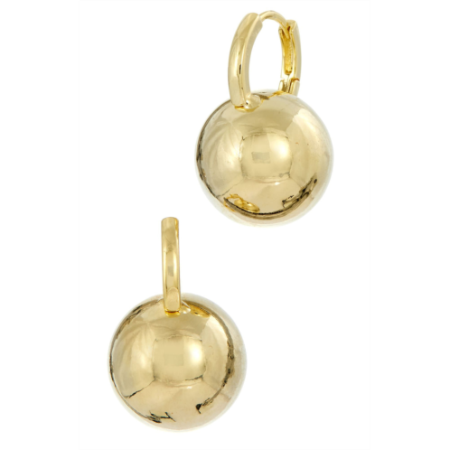 SAVVY CIE JEWELS 18k gold plated ball drop earring