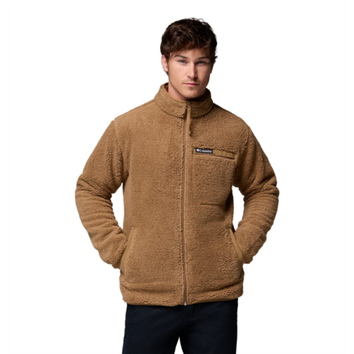 Columbia Sportswear Mens Rugged Ridge High Pile Full Zip Jacket Brown