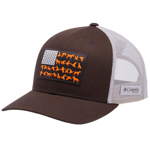 Columbia Sportswear Mens PHG Game Flag Mesh Snapback Cap Black