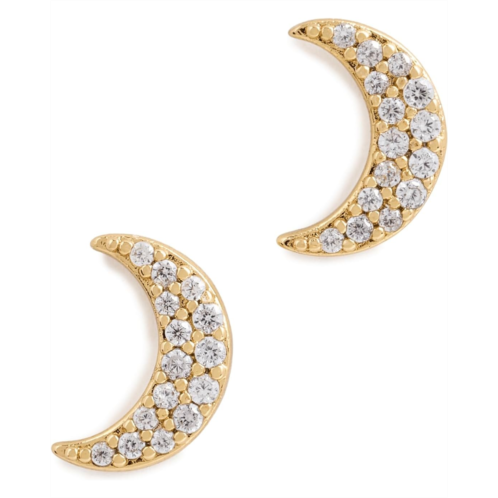 Kate Spade New York Youre A Gem Pave Moon Studs