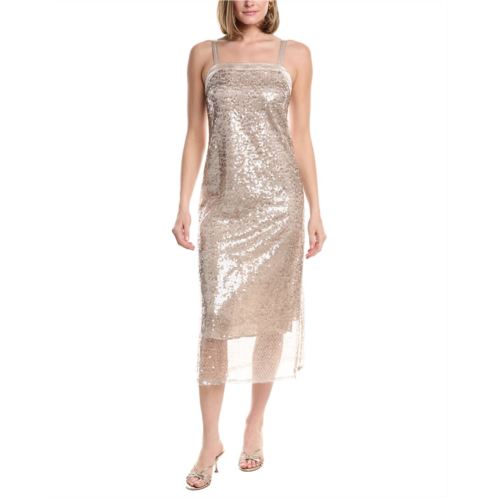 Peserico silk-blend midi dress