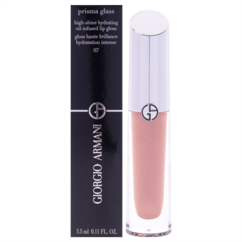 Giorgio Armani prisma glass lip gloss - 07 nude glow by for women - 0.11 oz lip gloss