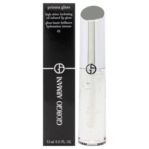 Giorgio Armani prisma glass lip gloss - 01 clear shine by for women - 0.11 oz lip gloss