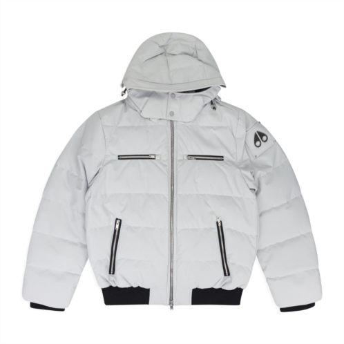 Moose Knuckles grey cloud bomber neoshear puffer jacket