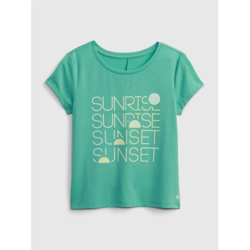 GapFit Kids Ruched-Back Top