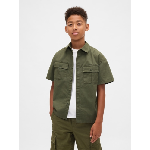 Gap Kids Ripstop Utility Shirt