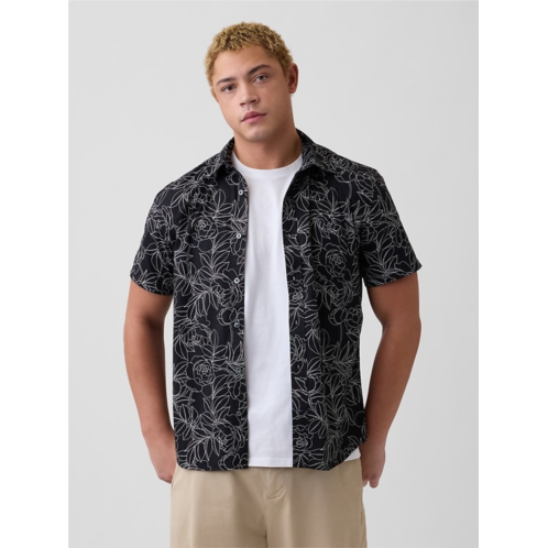 Gap Stretch Poplin Shirt in Standard Fit