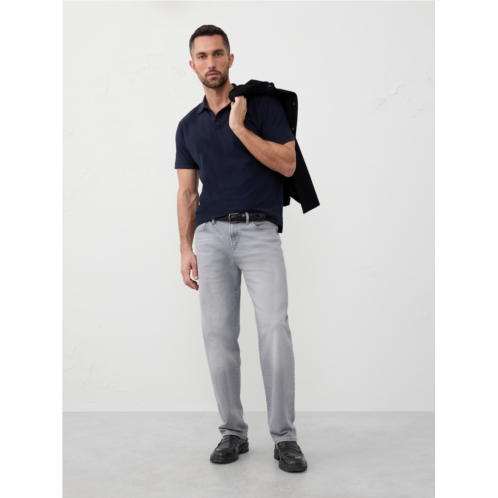 bananarepublic Standard-Fit Monogram Pique Polo