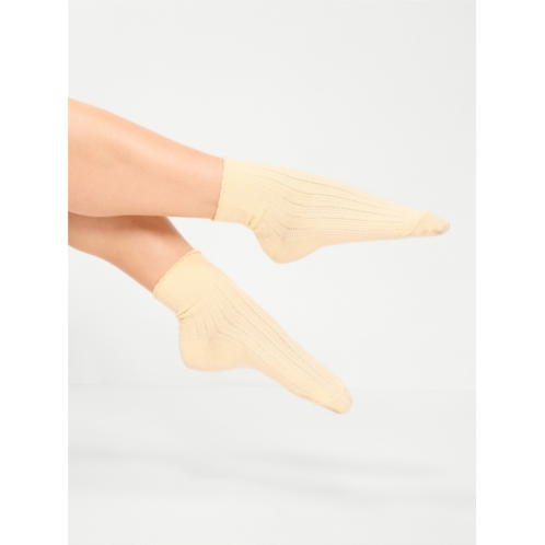 OldNavy Ribbed Quarter-Crew Socks 2-Pack