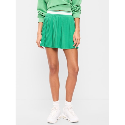 OldNavy Extra High-Waisted Micro-Pleated Skort