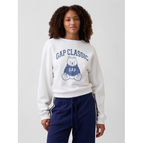 Oversized Gap Graphic Wedge Crewneck Sweatshirt