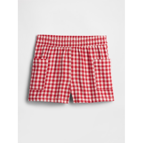 babyGap Pull-On Linen-Blend Cargo Shorts