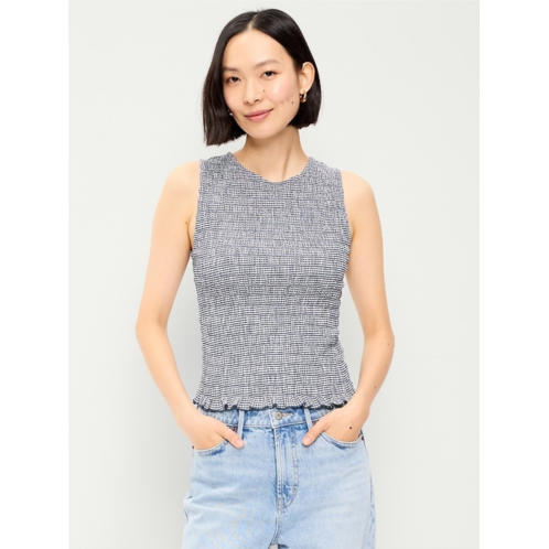 OldNavy Sleeveless Smocked Tank Top