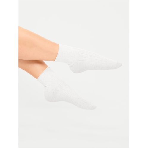 OldNavy Ribbed Quarter-Crew Socks 2-Pack