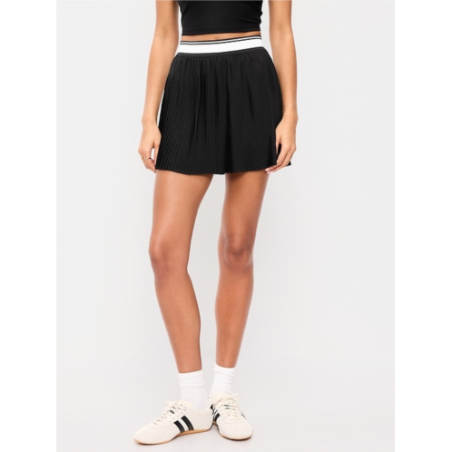 OldNavy Extra High-Waisted Micro-Pleated Skort
