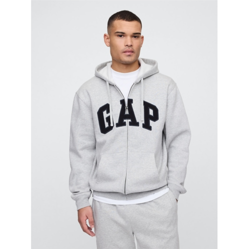 Relaxed Gap Logo Zip Hoodie