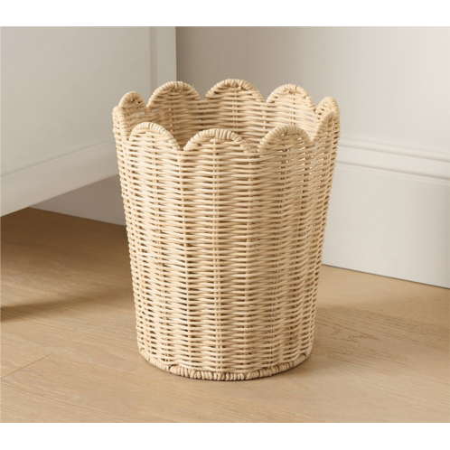 Potterybarn Palmer Scalloped Waste Bin