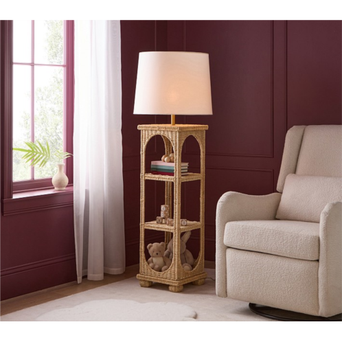 Potterybarn Woven Display Floor Lamp (59)