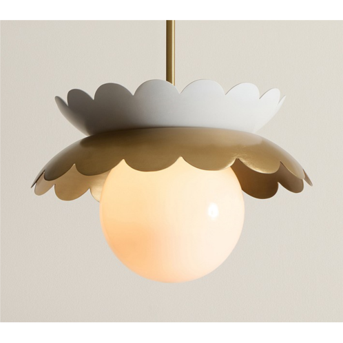 Potterybarn Double Scallop Pendant (30)