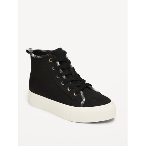 OldNavy High-Top Platform Canvas Sneakers for Girls