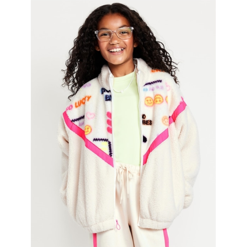 OldNavy Sherpa Zip-Front Jacket for Girls
