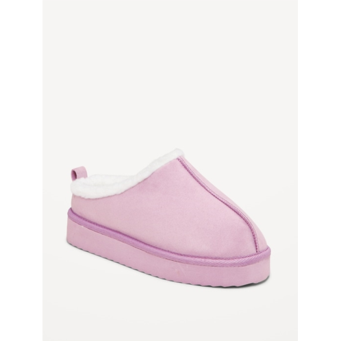 OldNavy Faux-Suede Platform Mule Slippers for Girls