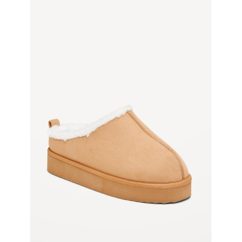 OldNavy Faux-Suede Platform Mule Slippers for Girls