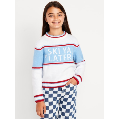 OldNavy SoSoft Printed Sweater for Girls