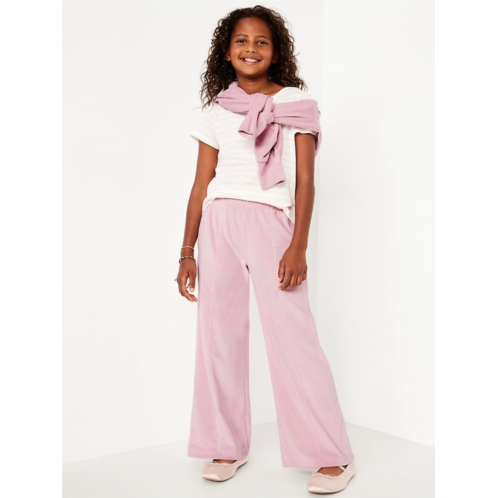 OldNavy High-Waisted Velour Wide-Leg Pants for Girls